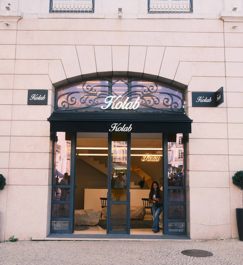 Entrance of the Kolab store in Lisbon